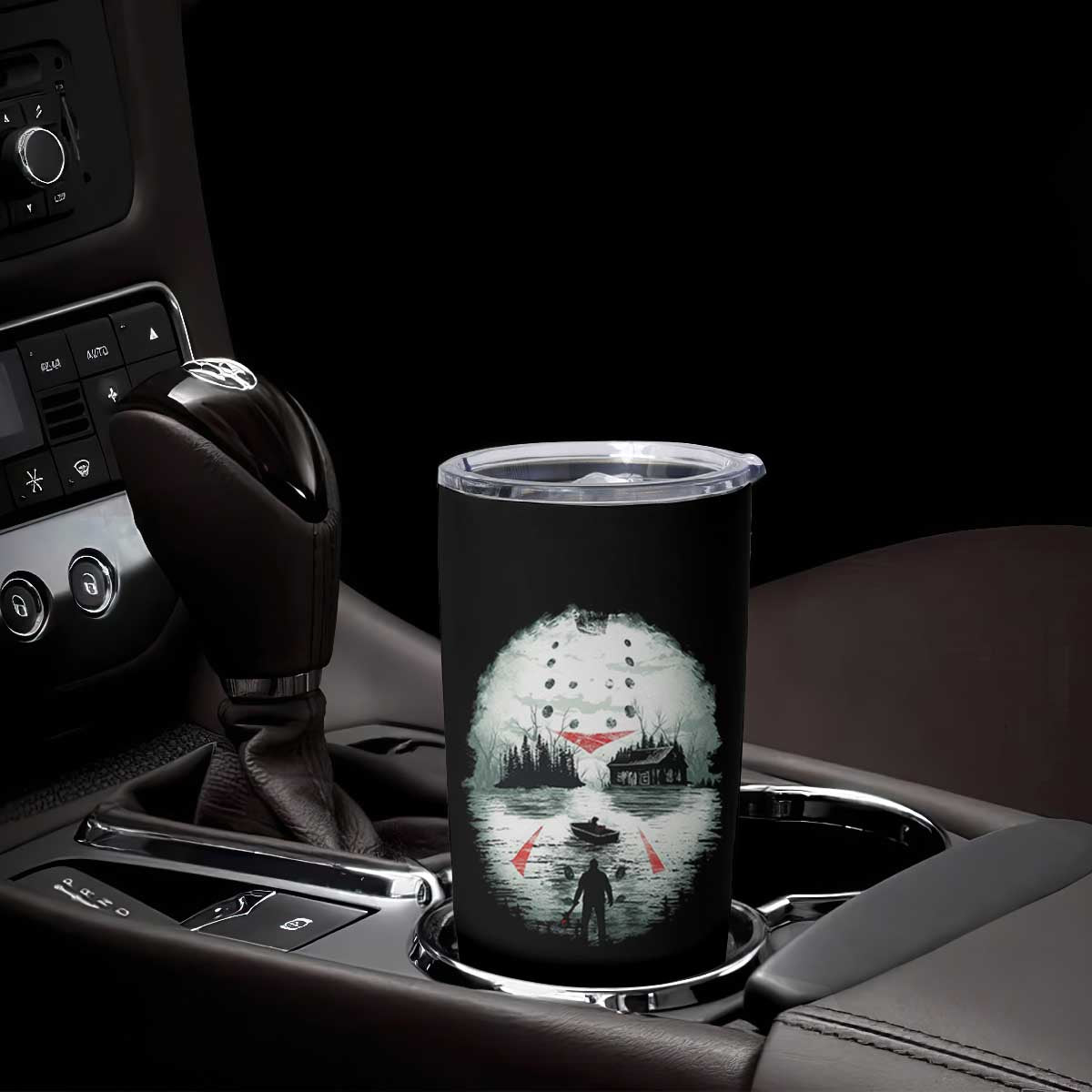 Halloween Jason Hockey Mask Friday 13th Slasher Tumbler Cup TS11 Print Your Wear