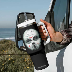 Halloween Jason Hockey Mask Friday 13th Slasher Tumbler With Handle TS11 Print Your Wear