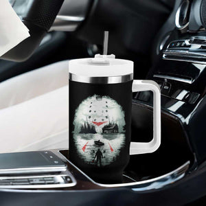 Halloween Jason Hockey Mask Friday 13th Slasher Tumbler With Handle TS11 Print Your Wear