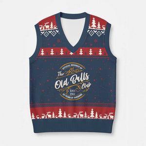 65th Birthday Est 1961 V-Neck Knit Sweater Vest Official Member Of The Old Ball Clubs