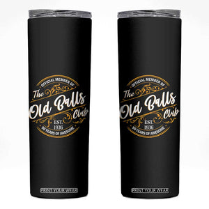 90th Birthday Est 1936 Skinny Tumbler Official Member Of The Old Ball Clubs