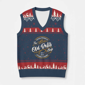 80th Birthday Est 1946 V-Neck Knit Sweater Vest Official Member Of The Old Ball Clubs