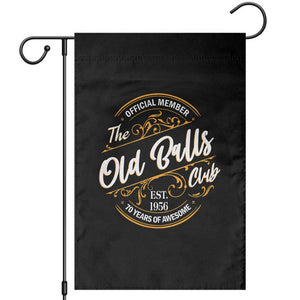 70th Birthday Est 1956 Garden Flag Official Member Of The Old Ball Clubs