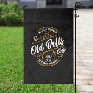 70th Birthday Est 1956 Garden Flag Official Member Of The Old Ball Clubs