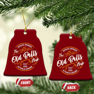 60th Birthday Est 1966 Ceramic Ornament Official Member Of The Old Ball Clubs