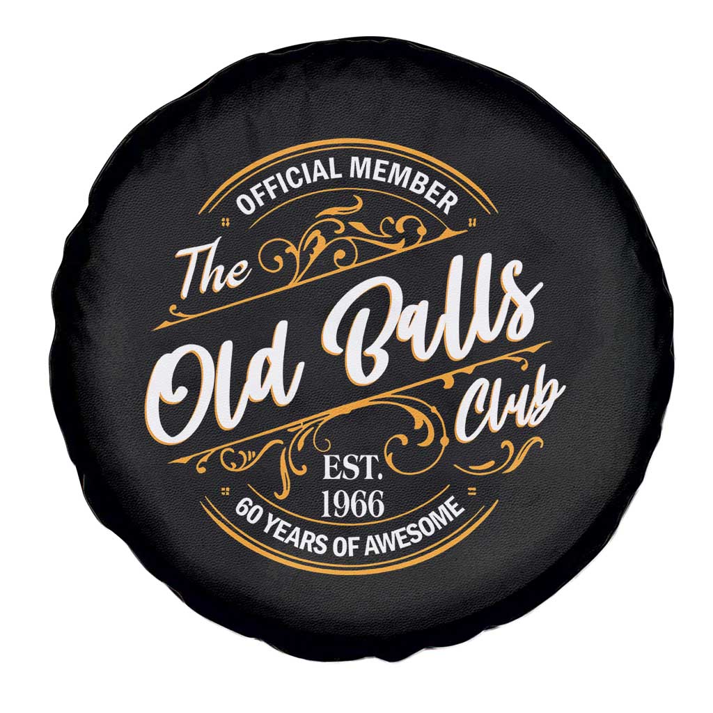 60th Birthday Est 1966 Spare Tire Cover Official Member Of The Old Ball Clubs