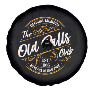 60th Birthday Est 1966 Spare Tire Cover Official Member Of The Old Ball Clubs