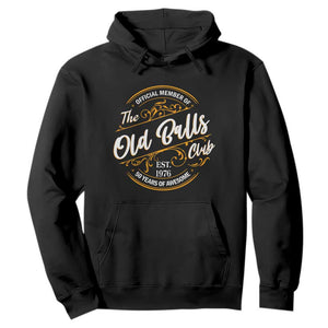 Funny 50th Birthday Hoodie Official Member Of The Old Ball Clubs Gen X EST 1976 TS11 Black Print Your Wear