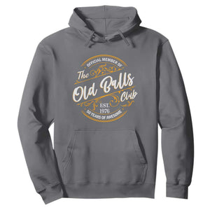 Funny 50th Birthday Hoodie Official Member Of The Old Ball Clubs Gen X EST 1976 TS11 Charcoal Print Your Wear