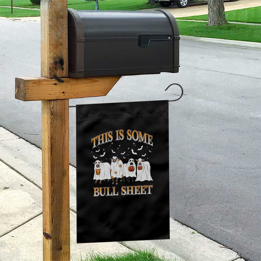 Funny Halloween Garden Flag This Is Some Bull Sheet Farm Cow Bat TS11 Print Your Wear