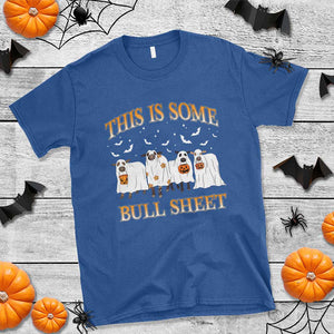 Funny Halloween T Shirt This Is Some Bull Sheet Farm Cow Bat TS11 Royal Blue Print Your Wear