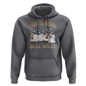 Funny Halloween Hoodie This Is Some Bull Sheet Farm Cow Bat TS11 Charcoal Print Your Wear