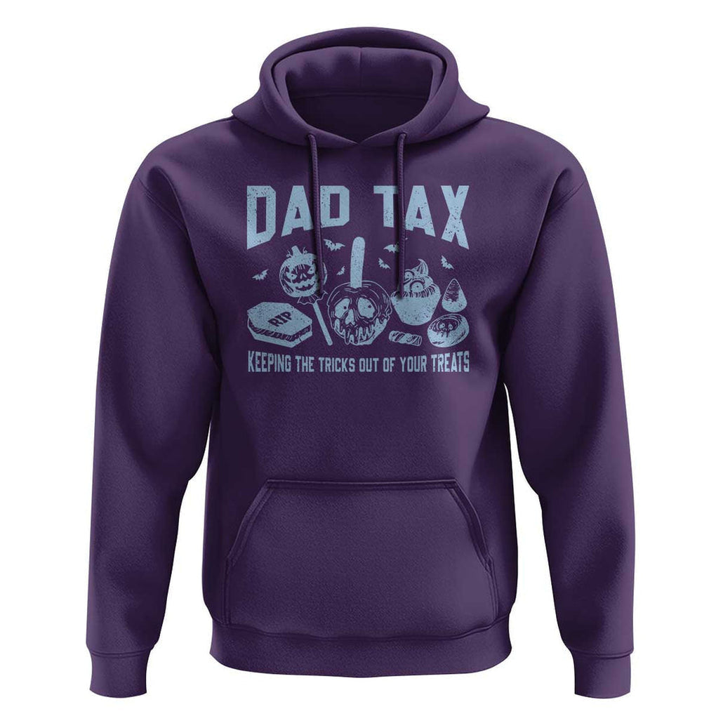 Halloween Dad Hoodie Dad Tax Keeping The Tricks Out Of Your Treats Candy TS11 Purple Print Your Wear
