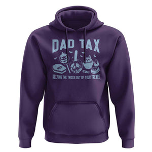 Halloween Dad Hoodie Dad Tax Keeping The Tricks Out Of Your Treats Candy TS11 Purple Print Your Wear