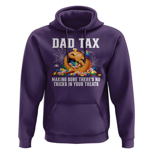 Halloween Dad Hoodie Dad Tax Making Sure There's No Tricks In Your Treats Candy TS11 Purple Print Your Wear