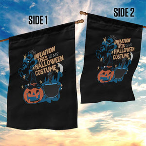 Funny Halloween Garden Flag Due To Inflation This Is My Halloween Costume Pumpkin Ghost TS11 Print Your Wear