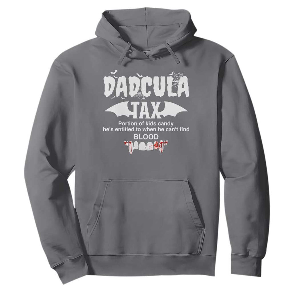 Halloween Dad Hoodie Dadcula Tax Portion Of Kids Candy Vampire TS11 Charcoal Print Your Wear