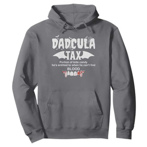 Halloween Dad Hoodie Dadcula Tax Portion Of Kids Candy Vampire TS11 Charcoal Print Your Wear