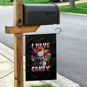 Halloween Garden Flag I Have Candy Scary Creepy Clown Lolipop TS11 Print Your Wear