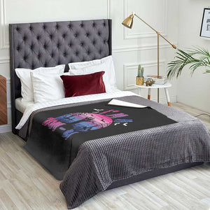 Funny Halloween Bisexual Throw Blanket I'm A Zom Bi Zombie LGBT TS11 Print Your Wear