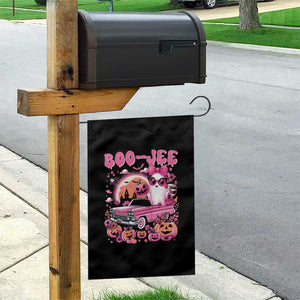 Funny Halloween Garden Flag Boo Jee Pink Ghost Boujee Pumpkin Haunted House TS11 Print Your Wear