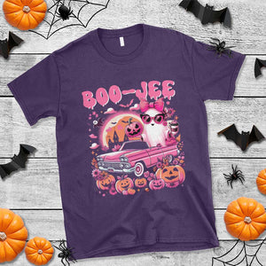 Funny Halloween T Shirt Boo Jee Pink Ghost Boujee Pumpkin Haunted House TS11 Purple Print Your Wear