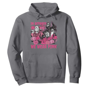 Breast Cancer Awareness Murderers Hoodie In October We Wear Pink Vintage Flower TS11 Charcoal Print Your Wear