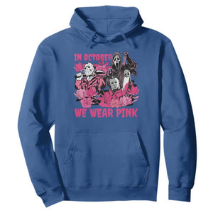 Breast Cancer Awareness Murderers Hoodie In October We Wear Pink Vintage Flower TS11 Royal Blue Print Your Wear