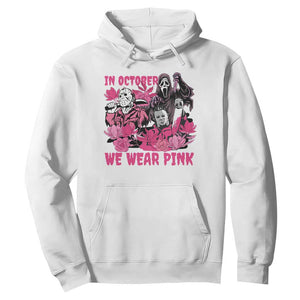 Breast Cancer Awareness Murderers Hoodie In October We Wear Pink Vintage Flower TS11 White Print Your Wear