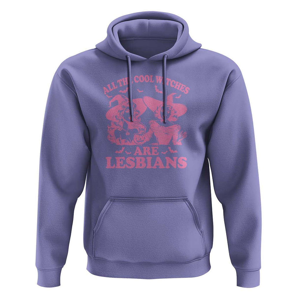 Halloween LGBT Hoodie All The Cool Witches Are Lesbians Spooky Season TS11 Violet Print Your Wear