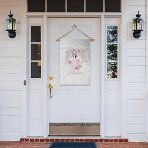 Halloween Garden Flag Spooky Babes Pink Ghost Coquette Aesthetic TS11 Print Your Wear