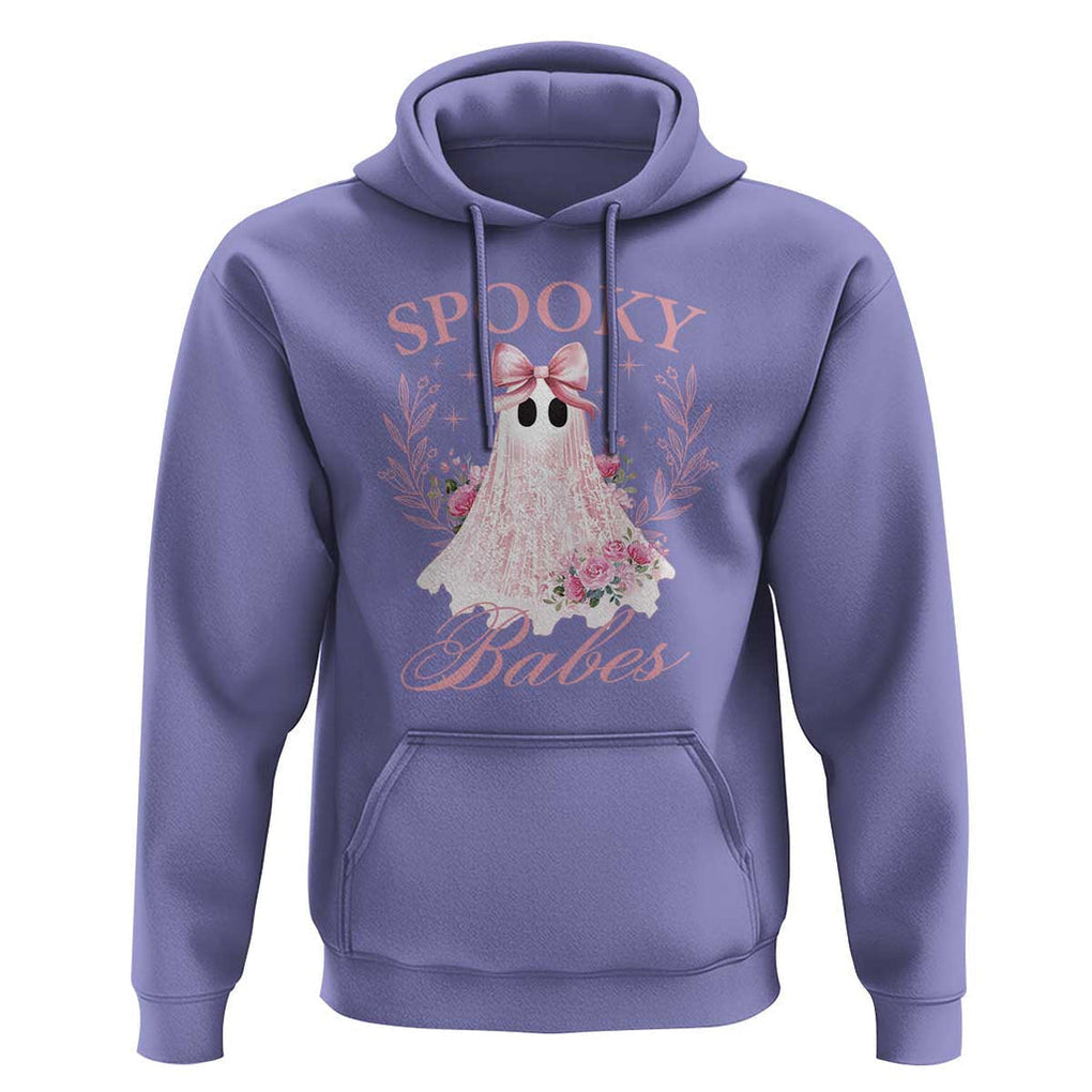 Halloween Hoodie Spooky Babes Pink Ghost Coquette Aesthetic TS11 Violet Print Your Wear