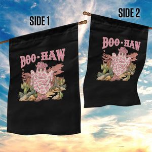 Halloween Western Garden Flag Boo Haw Cute Country Cowboy Ghost TS11 Print Your Wear