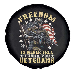 Veterans Spare Tire Cover Freedom Is Never Free Thank You Veterans American Flag Military TS11 Print Your Wear