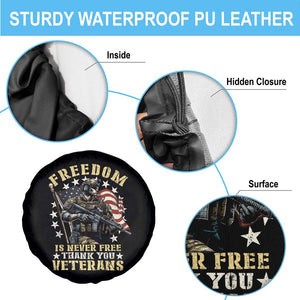 Veterans Spare Tire Cover Freedom Is Never Free Thank You Veterans American Flag Military TS11 Print Your Wear