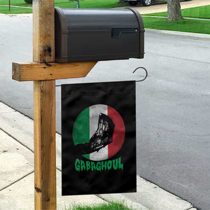 Funny Halloween Garden Flag Gabaghoul Zombie Hand Moon Italian Flag Moon TS11 Print Your Wear