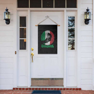 Funny Halloween Garden Flag Gabaghoul Zombie Hand Moon Italian Flag Moon TS11 Print Your Wear