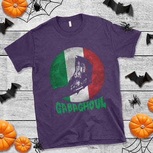 Funny Halloween T Shirt Gabaghoul Zombie Hand Moon Italian Flag Moon TS11 Purple Print Your Wear