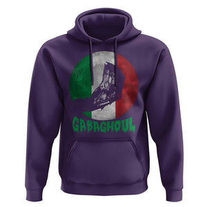 Funny Halloween Hoodie Gabaghoul Zombie Hand Moon Italian Flag Moon TS11 Purple Print Your Wear