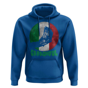 Funny Halloween Hoodie Gabaghoul Zombie Hand Moon Italian Flag Moon TS11 Royal Blue Print Your Wear