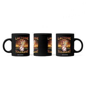 Funny Lactose Tolerant Coffee Mug Ironic Sarcastic Funny Humor Cringe Meme TS11 Print Your Wear