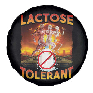 Funny Lactose Tolerant Spare Tire Cover Ironic Sarcastic Funny Humor Cringe Meme TS11 Print Your Wear