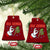 Funny 67 Xmas Ceramic Ornament Six Seven Meme Santa Skeleton Hands Gesture Gen Alpha TS11 Print Your Wear