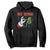 Funny 67 Christmas Hoodie Six Seven Meme Santa Skeleton Hands Gesture Gen Alpha TS11 Black Print Your Wear