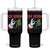 Funny 67 Christmas Tumbler With Handle Six Seven Meme Santa Skeleton Hands Gesture Gen Alpha TS11 One Size: 40 oz Black Print Your Wear
