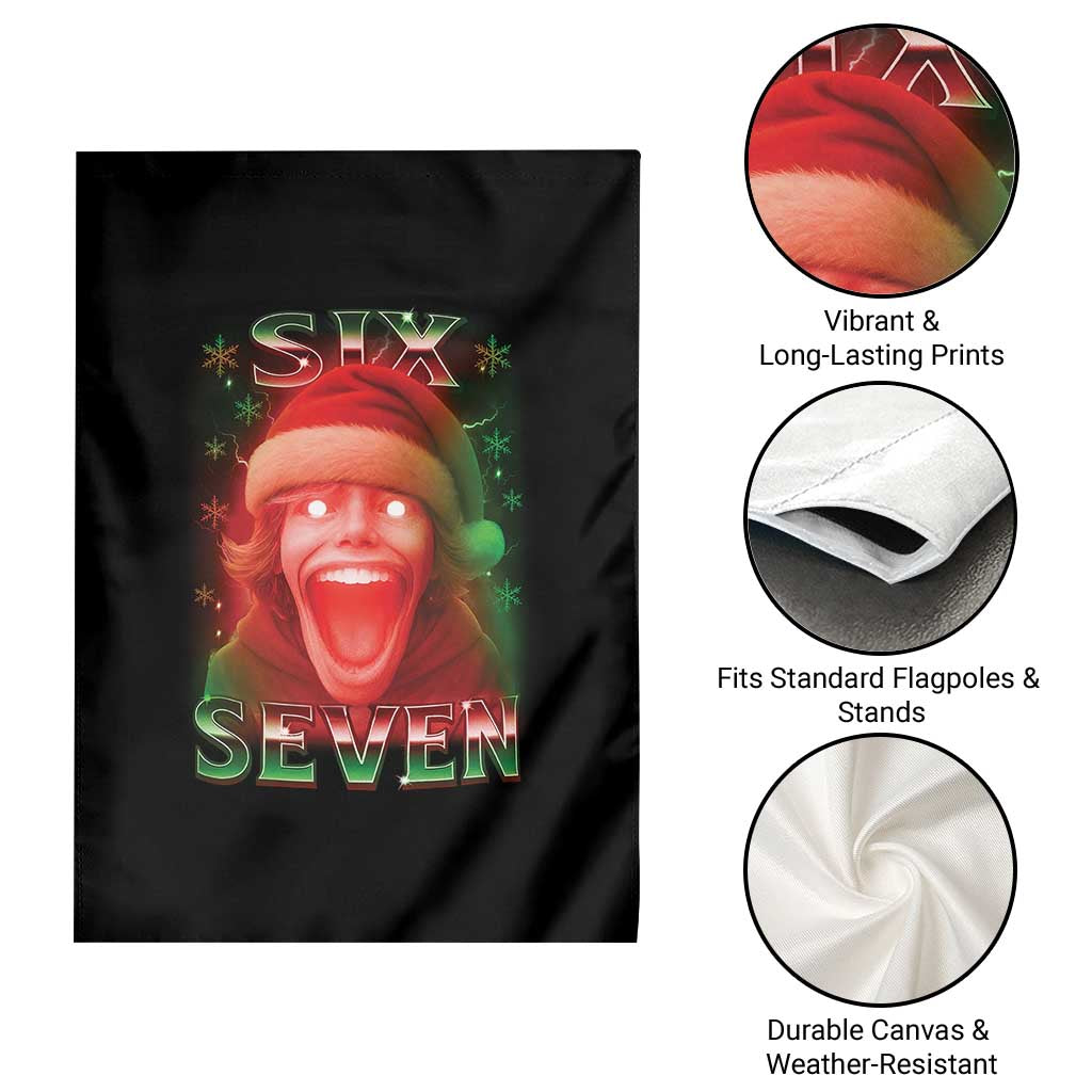 67 Six Seven Christmas Meme Garden Flag The Mason 67 Kid Gen Alpha Slang TS11 Print Your Wear