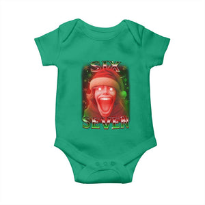 67 Six Seven Christmas Meme Baby Onesie The Mason 67 Kid Gen Alpha Slang TS11 Irish Green Print Your Wear
