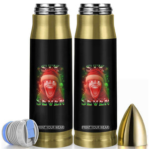 67 Six Seven Christmas Meme Bullet Tumbler The Mason 67 Kid Gen Alpha Slang TS11 Black Print Your Wear