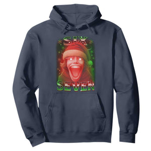 67 Six Seven Christmas Meme Hoodie The Mason 67 Kid Gen Alpha Slang TS11 Navy Print Your Wear