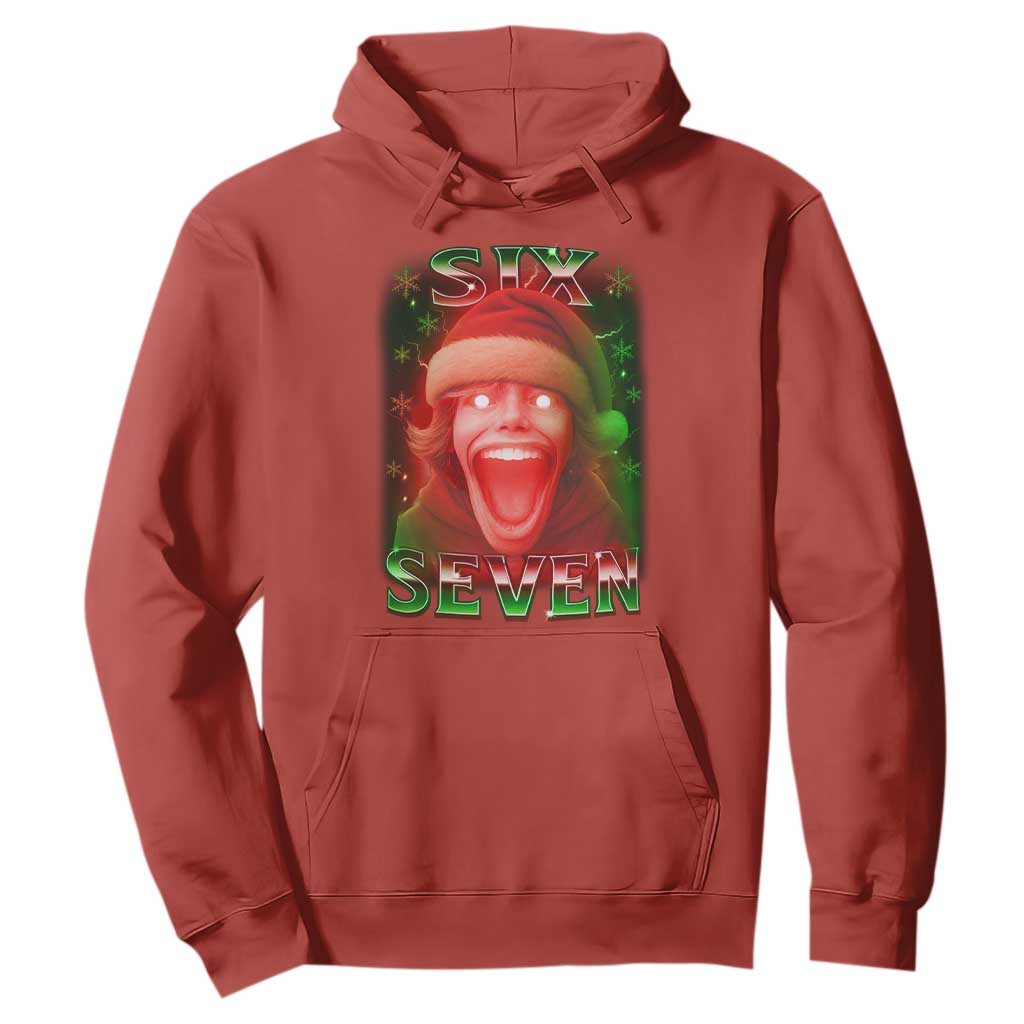 67 Six Seven Christmas Meme Hoodie The Mason 67 Kid Gen Alpha Slang TS11 Red Print Your Wear